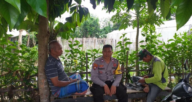 Inisiatif Ketahanan Pangan, Polisi Ajak Petani Desa Jagaraga Optimalkan Lahan Pekarangan