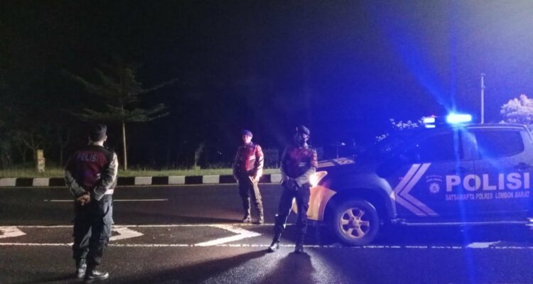 Polres Lombok Barat Intensifkan Patroli Blue Light di Jalur Baypass BIL II