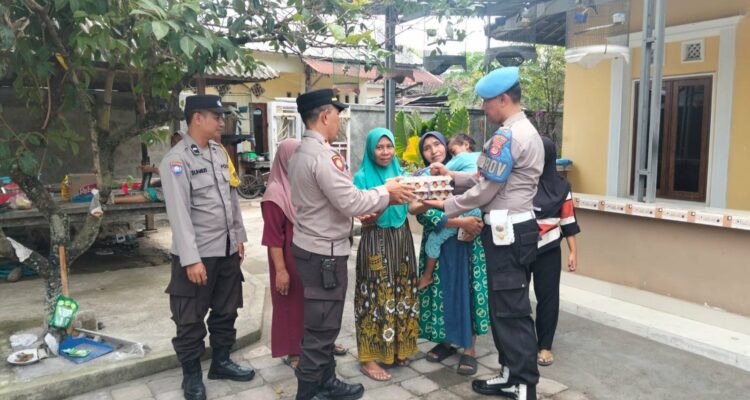 Program Telur Polsek Kediri Dapat Dukungan Pemuda Desa Gelogor, Wujudkan Zero Stunting