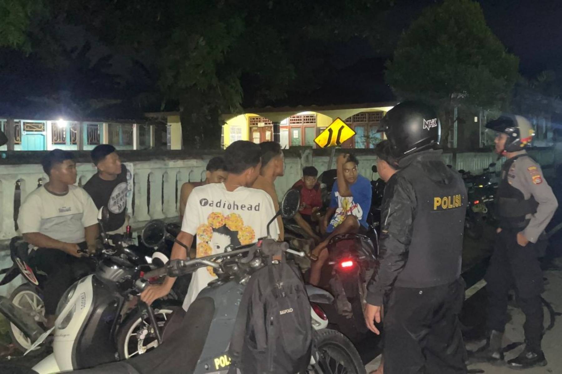 Lombok Barat Aman: Patroli Malam Polres Lobar Tekan 3C dan Balap Liar