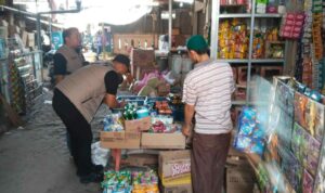 Satgas Pangan Cek Stok Beras di Pasar Tradisional Gerung